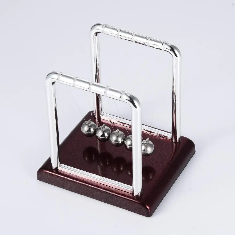 

Newtons Cradle Steel Balance Ball Physics Science Oval Arch Circular Newton Billiards Sail Pendulum Newton Billiards #BW