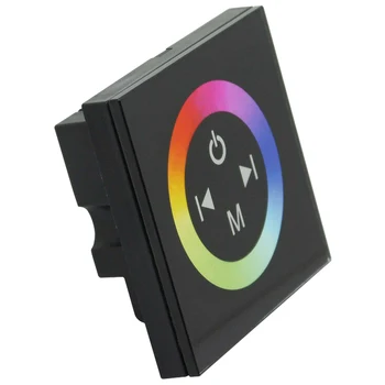 

Intelligent RGB Controller LED Strip Multicolor Stable Sensitive Console Practical DC12-24V Touch Panel Wall Mounted Dimmer