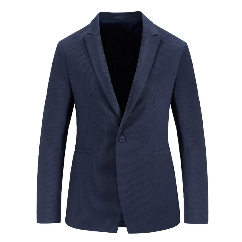 Shenrun осень зима мужская куртка в полоску Slim Fit Модные Повседневные блейзеры