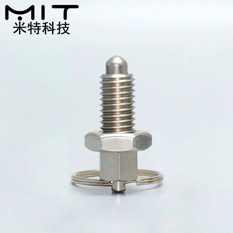 M16 Index Plunger With Ring Pull Spring Loaded Retractable Locking Pin Indexing Pin Sretractable