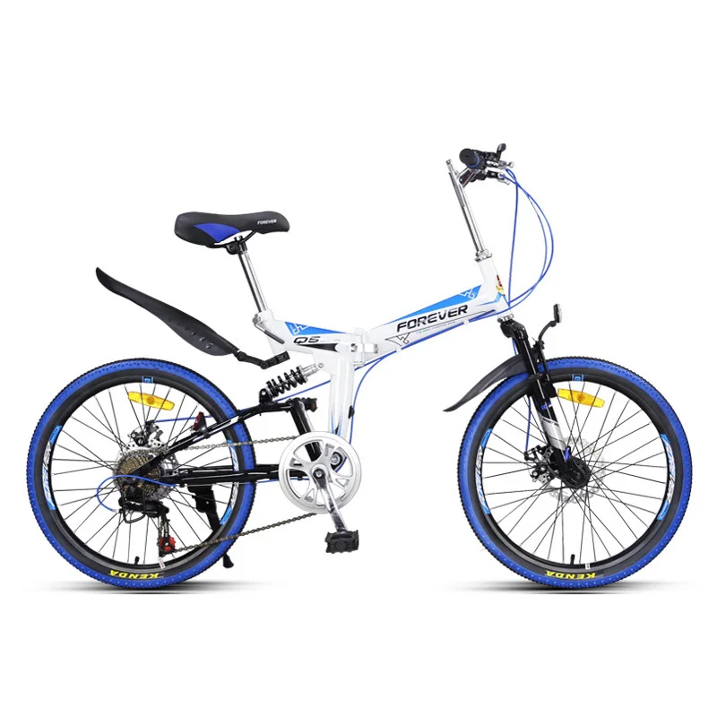 Top Folding bicycle portable Suitable for adult women Double V brake Commuting Aluminum allo 3