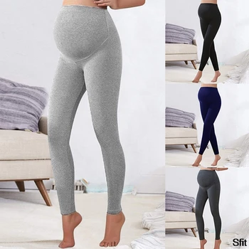 

2020 Women's Active Fashion Lounge Sweat Pants Everyday Maternity Belly Support Leggings High Wasit Gym Leggings Pregnant