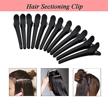 

12PC Clip Kunststoff Haarspange Friseur Werkzeug einfarbige Haarspange Hair Section Clips Grip Tool Accessories