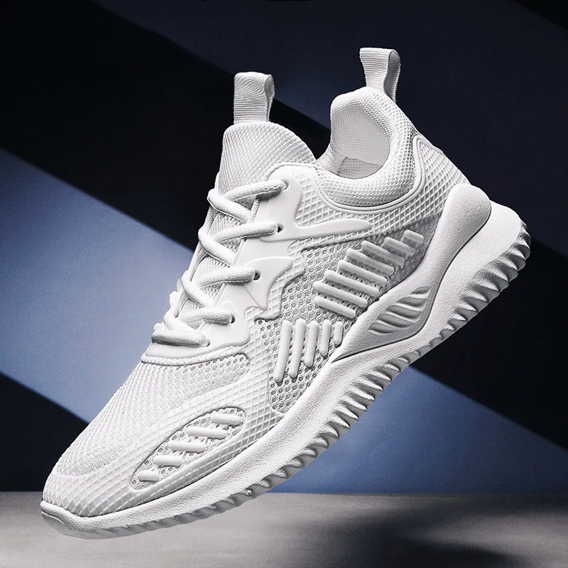 Tanie Nowe modne buty buty typu tide letnie oddychające siatkowe buty sportowe nowe buty do biegania sznurowane buty Trend Mesh obuwie # CA2ss001