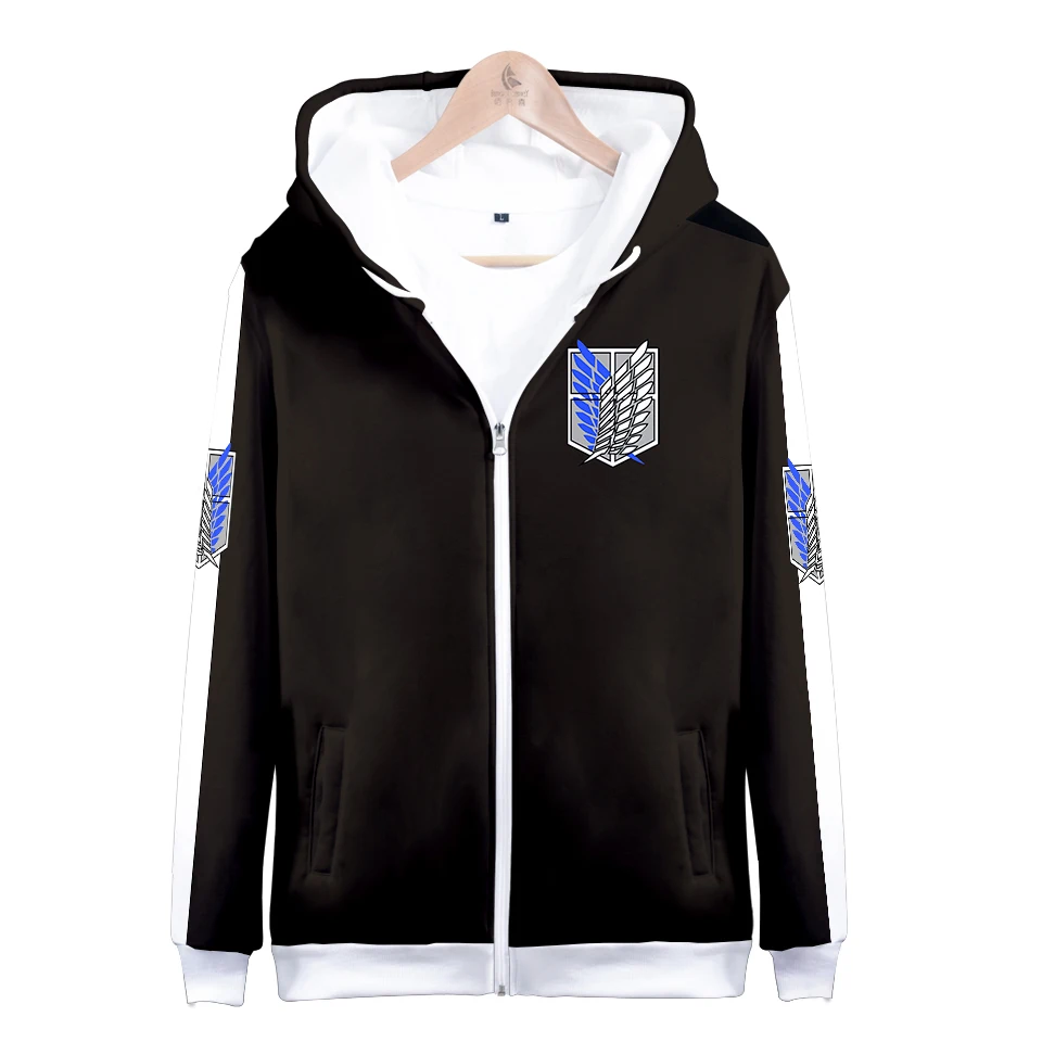 

Attack on titan Jacket Hoodie Sweatshirt Anime Titans Attack Cosplay Costume Men/Women Teens Clothing Fashion Unisex XXS-4XL