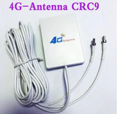 3g/4G внешняя антенна 28dbi SMA Male/CRC9 для huawei zte 4G CPE маршрутизатор или модем с кабелем 3 м - Цвет: CRC9 Connector