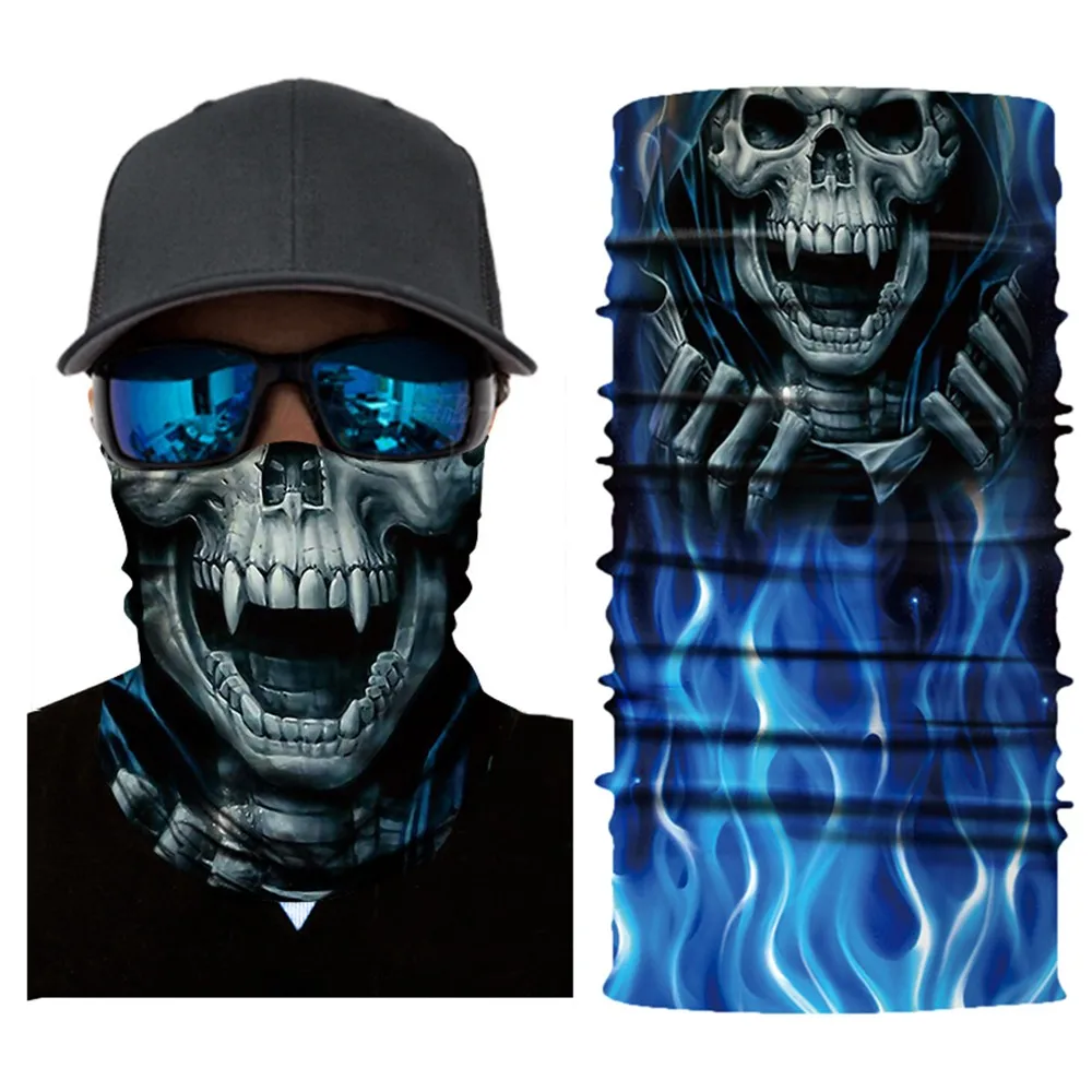 Winter Men Half Face Cover Mask Scarf Thermal Training Cycling Ghost Balaclava Protection Motorcycle Sports Ski Accessories |