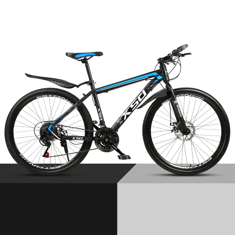 26-Inch 21/24/27 Speed Mountain Bicycle Shock Absorption And Speed Change Mechanical Disc Brake Student Adult Bike