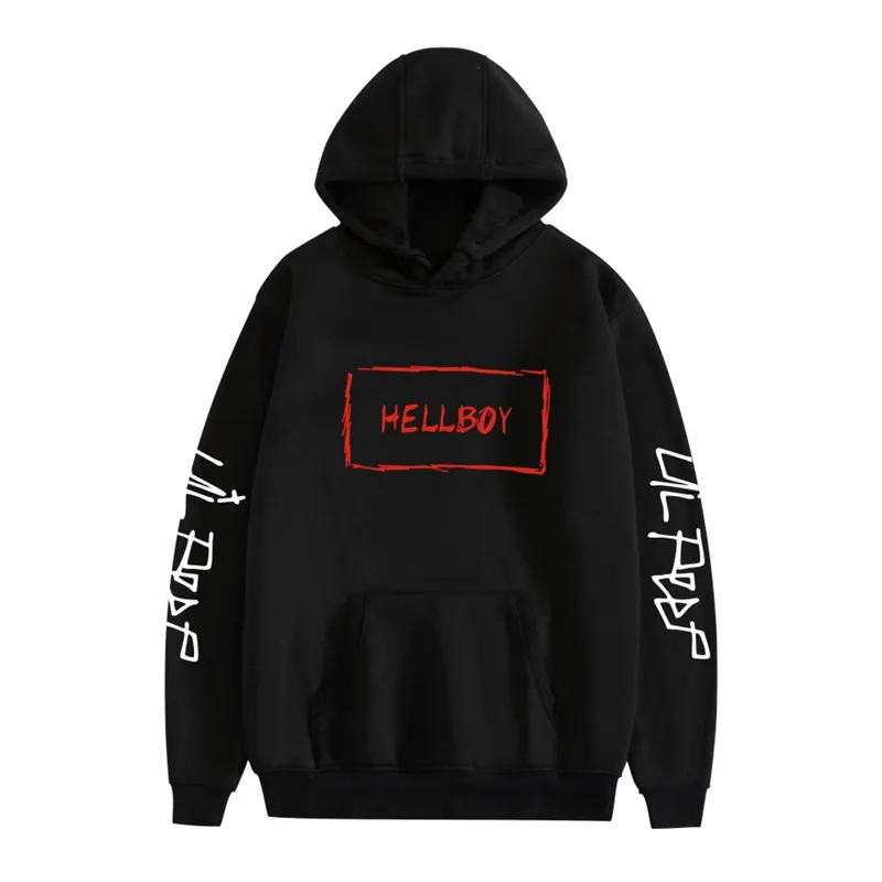 Толстовка с капюшоном для мужчин и женщин Lil Peep Hell Boy Cry Baby пуловер свитшот