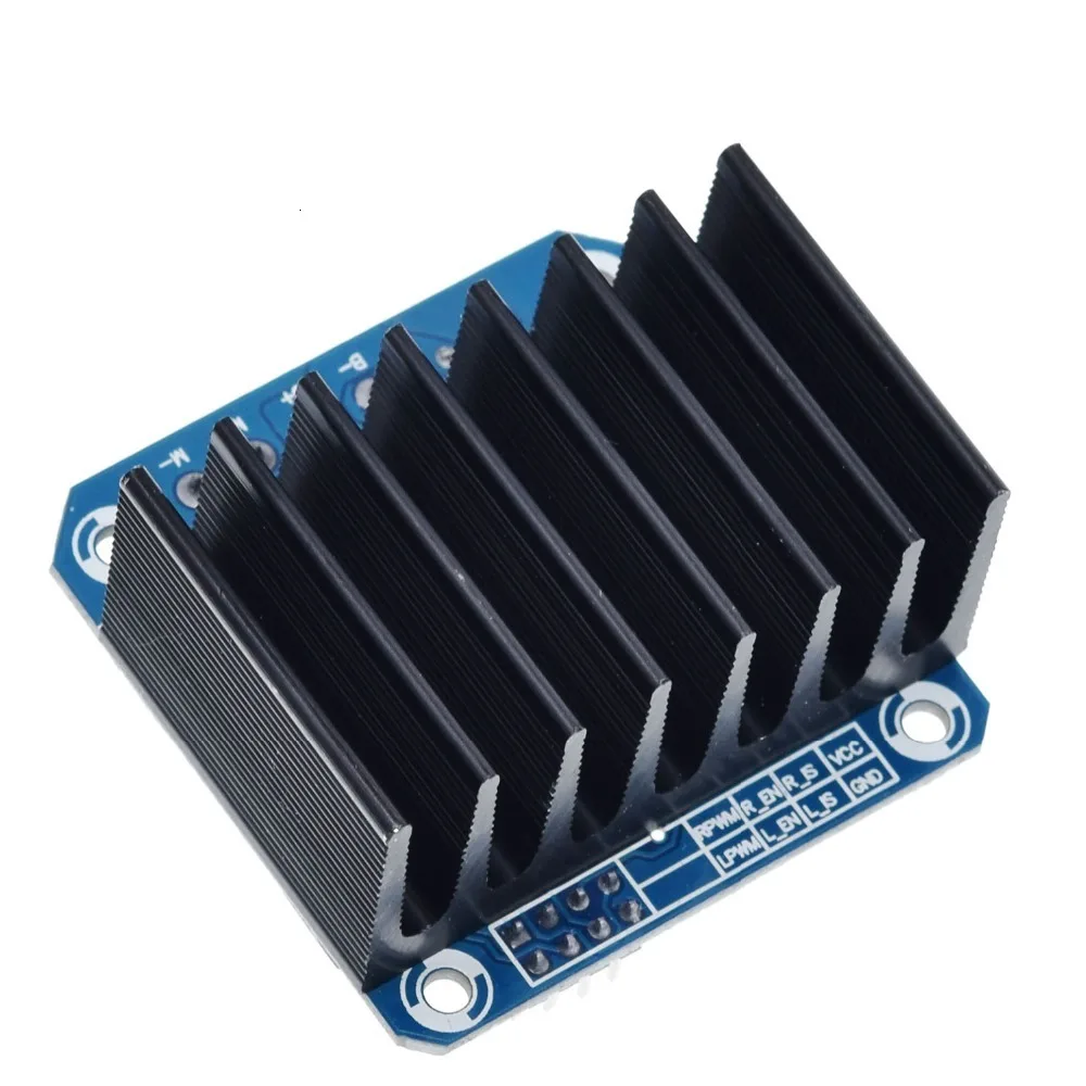 1 шт. двойной BTS7960 43A h-мост высокой мощности модуль драйвера двигателя/diy умный автомобиль Текущий диагностический для Arduino
