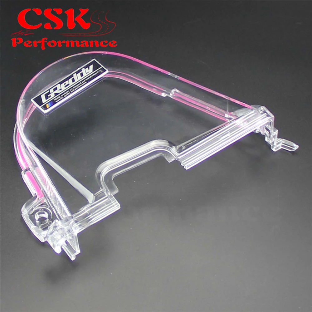 Clear Turbo Cam шкив зубчатый ремень Крышка для Honda Civic 96 00 D15 D16C|timing belt cover|cam pulleyclear cam cover |