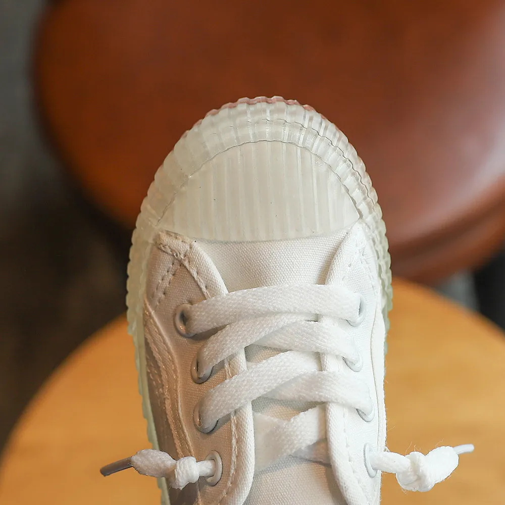 

2019 Autumn Korean-style CHILDREN'S Shoes Leopord Pattern Canvas Shoes 3-5-7-9 BOY'S Network hong skittles End Biscuit Shoes GIR