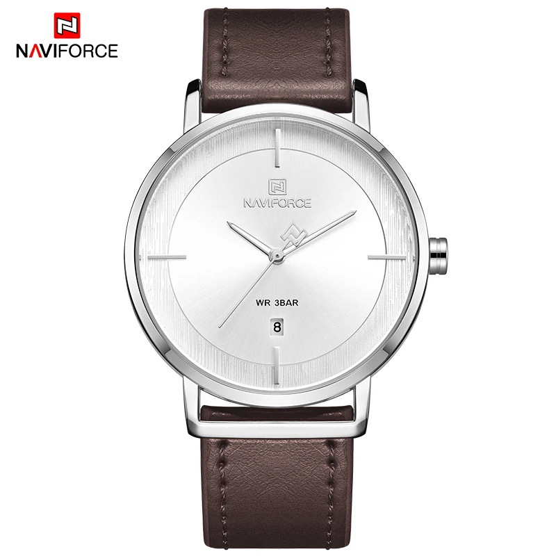 men-SW NAVIFORCE Топ люксовый бренд часы для влюбленных Кварцевые простые для мужчин и женщин набор пара часы водонепроницаемые женские часы Relogio Masculino - Цвет: men-SW