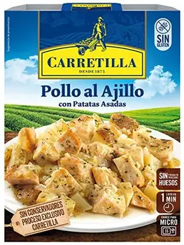 

Pollo al Ajillo con Patatas Asadas