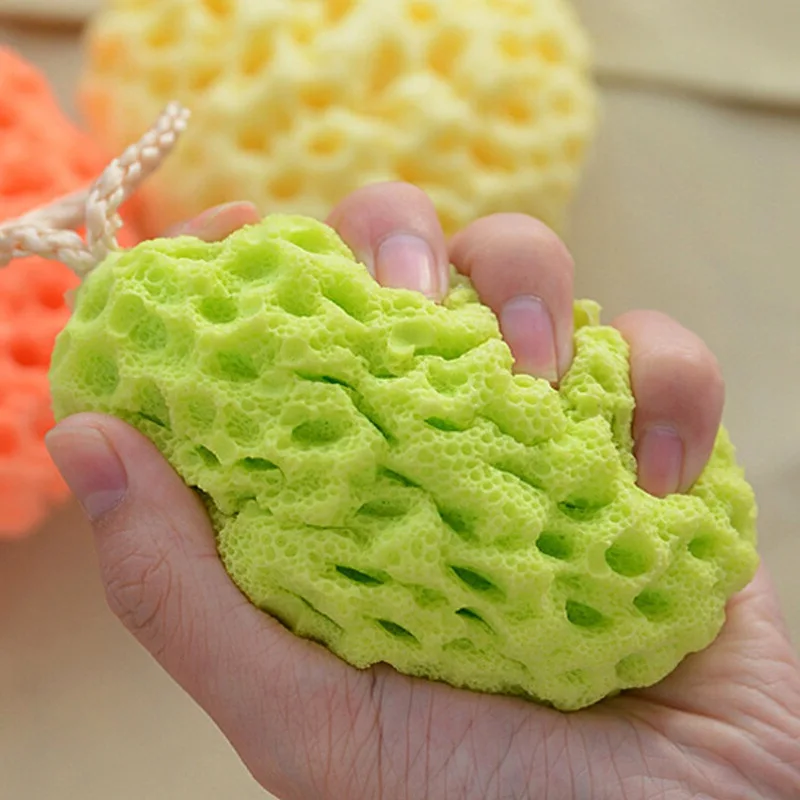2021 Fashion Baby Kids Bath Brushes Shower Bath Rub Sponge Children Soft Clean Brush Quick Drying Foam Exfoliating Body Cleaning