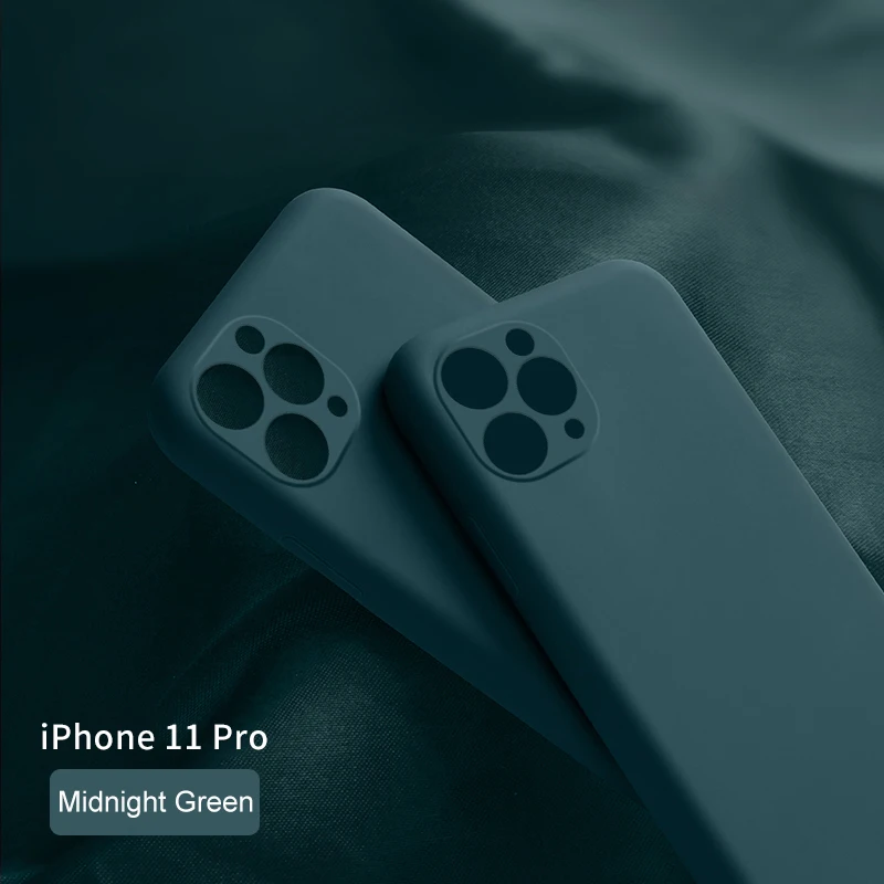 

Arvin Case for iPhone 11 Pro Max Liquid Silicone Full Cover Soft Flannel Baby Skin Feel Funda for iPhone 11 Pro