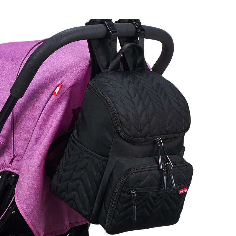

Mummy Bag Creative Embroidery Thread Multi-Function Large-Capacity Out Mother and Baby Bag Wet Dry Separation Backpack