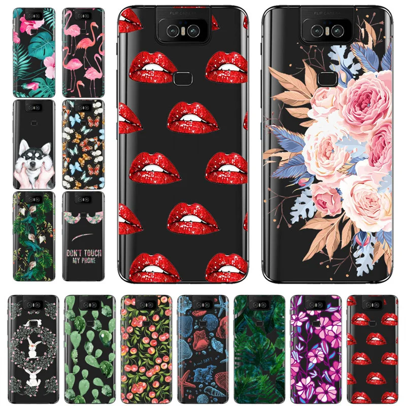 Чехол для Asus Zenfone6 2019 ZS630KL прозрачный силиконовый чехол из ТПУ чехлы телефонов Zenfone