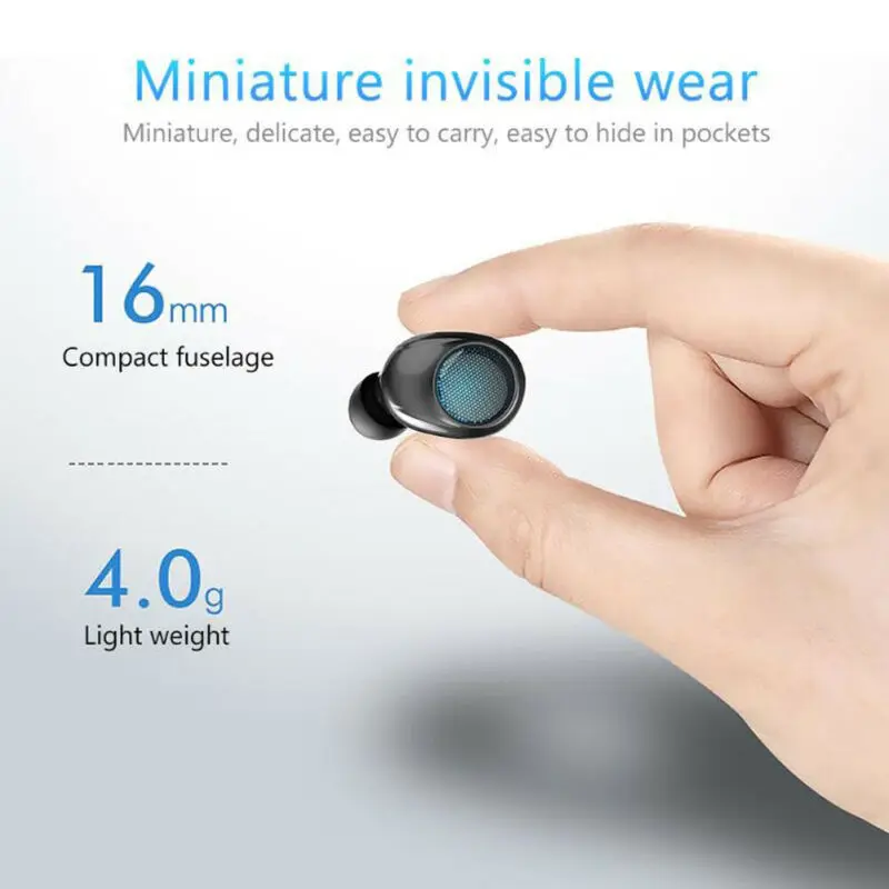 PT20 TWS Wireless Bluetooth 5 0 Earbuds Headphones Earphone For iphone Android Touch HiFi 4D Stereo In ear Headsets