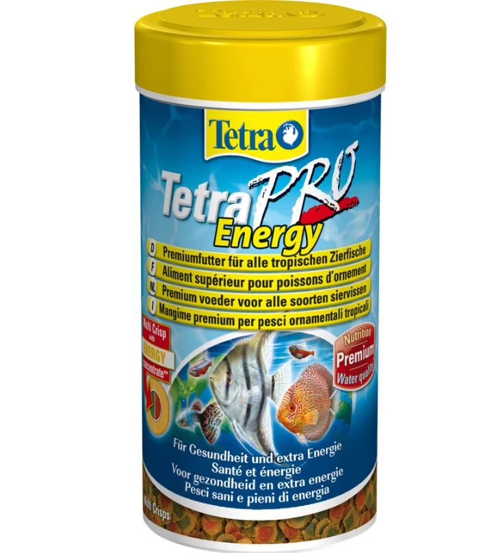 Tetrapro Energy crisps корм-чипсы для всех видов рыб для дополнительной энергии 250мл*6 141742 (4004218141742)