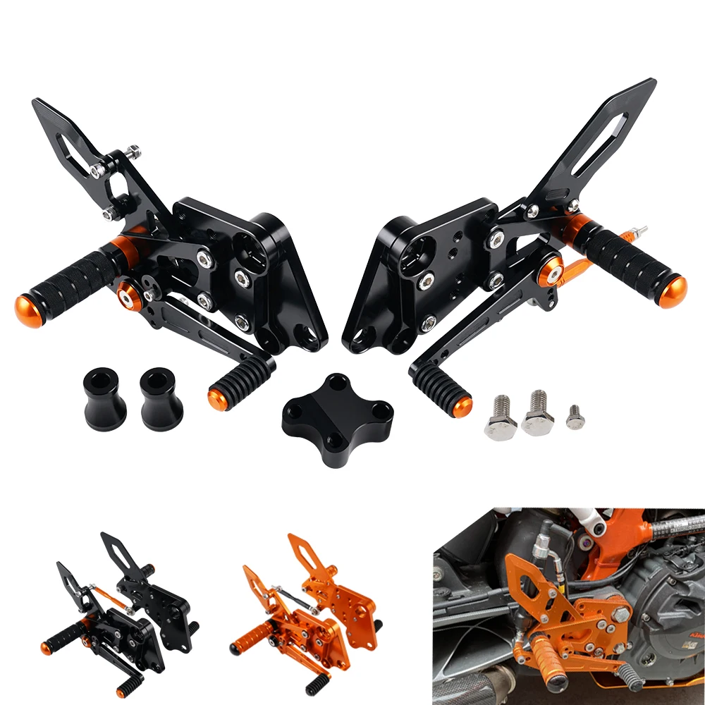 MotorcycleRacingRearSetFootrestMultipleAdjustableFootpegsFor