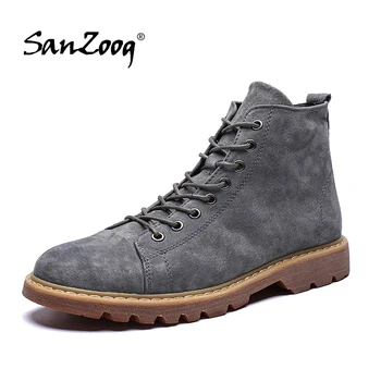 

Men Leather Dr Martins Martens Winter Ankle Boots Safety Work Shoes Botas Hombre Zapatos De Seguridad Safty Shoes Plus Size 48