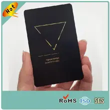 Цена по прейскуранту завода Заказная матовая Черная Нержавеющая Сталь металлическая визитная карточка