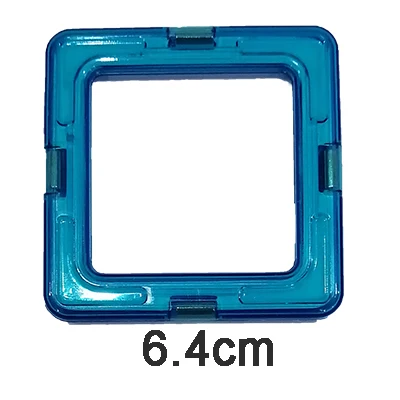 1pcs Magnetic DIY building blocks parts construction toys for toddlers Designer magnetic toys Magnet model building toys square
