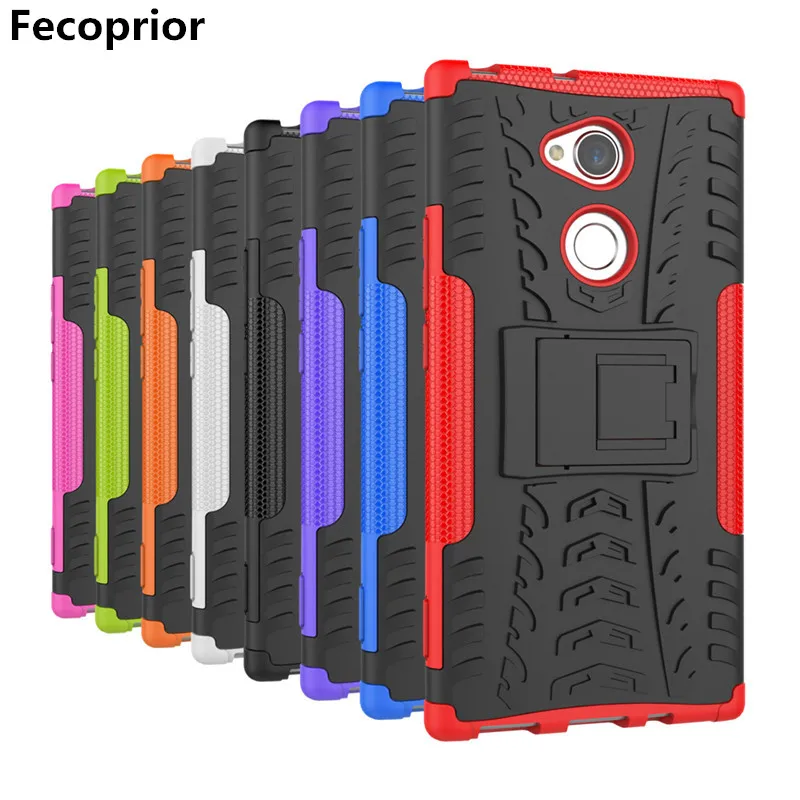 

XA2 Case for Sony Xperia XA 2 Ultra / xa2 Back Cover Silicon PC TPU Stand Armor Heavy Rugged Phone Celulars Fundas Coque
