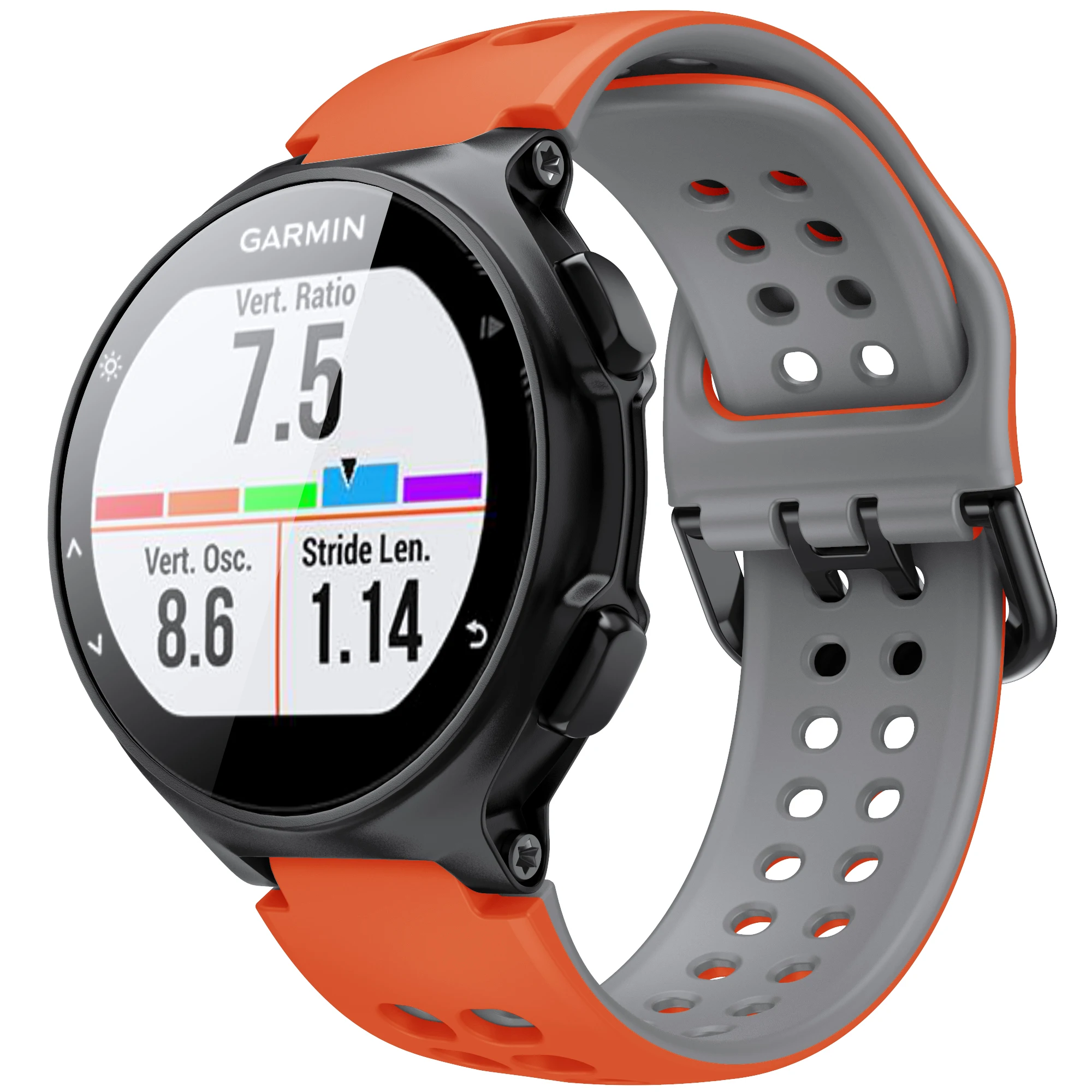 ANBEST Soft Slicone for Garmin Forerunner 230/235/620/630/735XT Two-color Recepalcement Smartwatch Accessories  for Man Woman