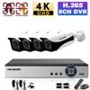 8ch dvr 4pcs camera