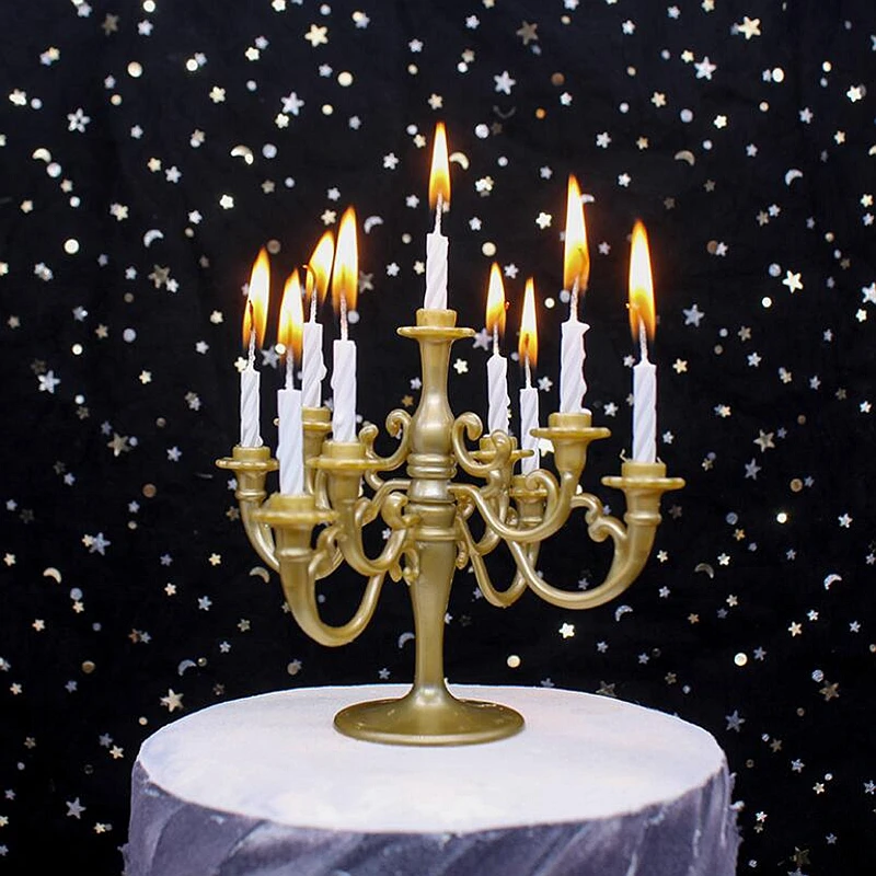 10Setslot Candle Holders Cake topper Birthday Wedding Anniversary Party