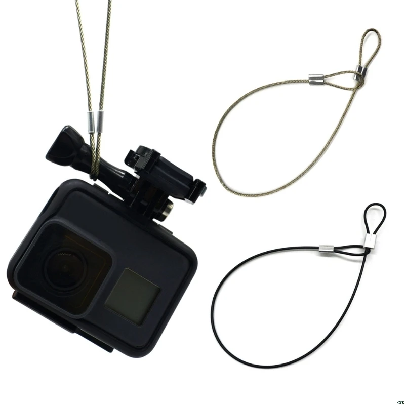 SIV ремень безопасности из нержавеющей стали ремешок на запястье 30 см для GoPro камеры новинка