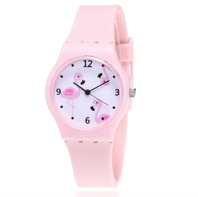 Flamingo Children Wristwatch Quartz Watch
