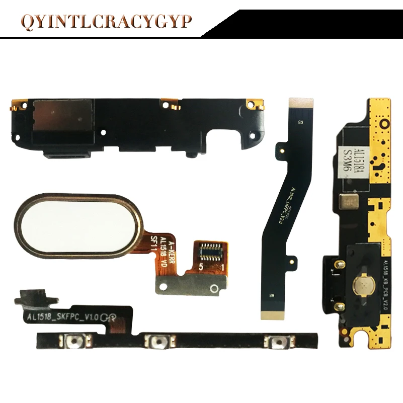 

Phone Parts For Meizu M3 Note Power On/Off Volume Button For L681H fingerprint For Meizu M3 Note Loud Speaker Charging Port