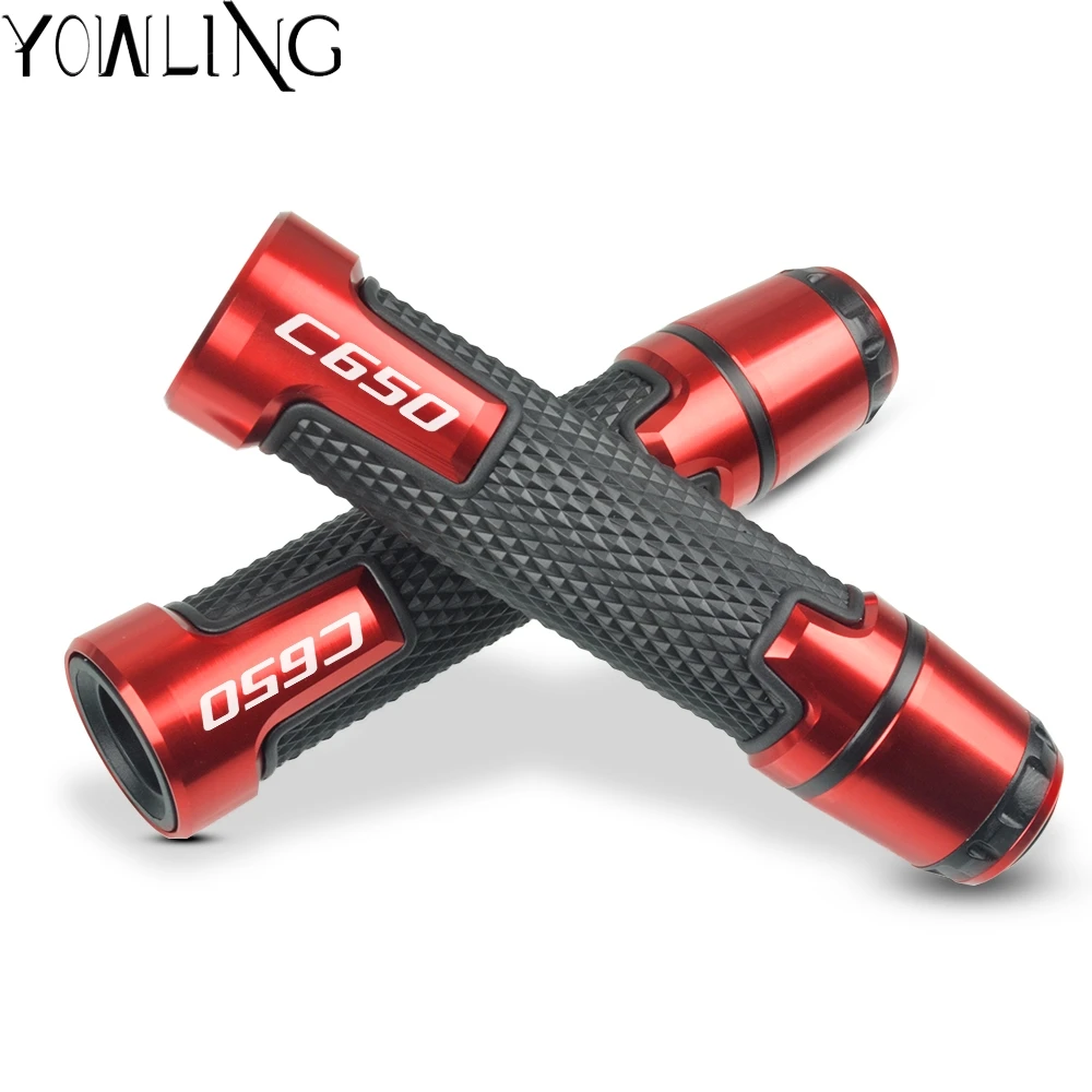 

7/8'' 22mm Motorcycle knobs Anti-Skid scooter Handle ends Grips Bar Hand Handlebar FOR BMW C650 SPORT 2012 2013 2014 2015 2016