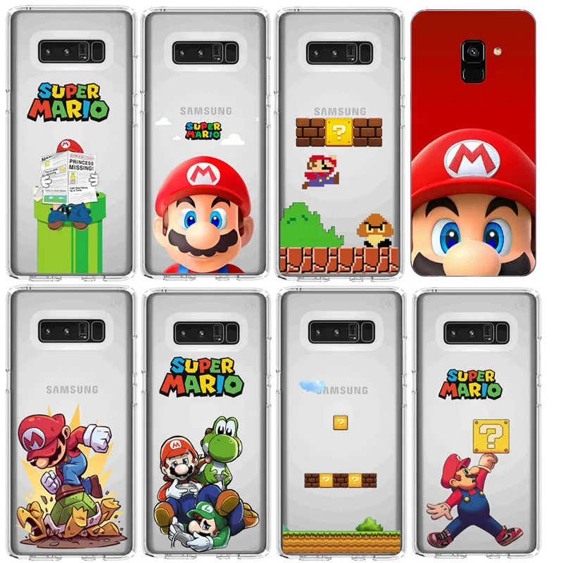 Новые забавные Супер Марио мягкие TP чехол для samsung A30 A50 S10LITE S9 S7 S8 S9PIUS S7EDGE 2018A8 A6 NOTE9 NOTE8 A8PIUS