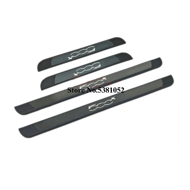 

Stainless Steel Scuff Plate Door Sill Cover For FIAT 500X 2014 2015 2016 2017 2018 4Pcs Car Styling Auto Accessories