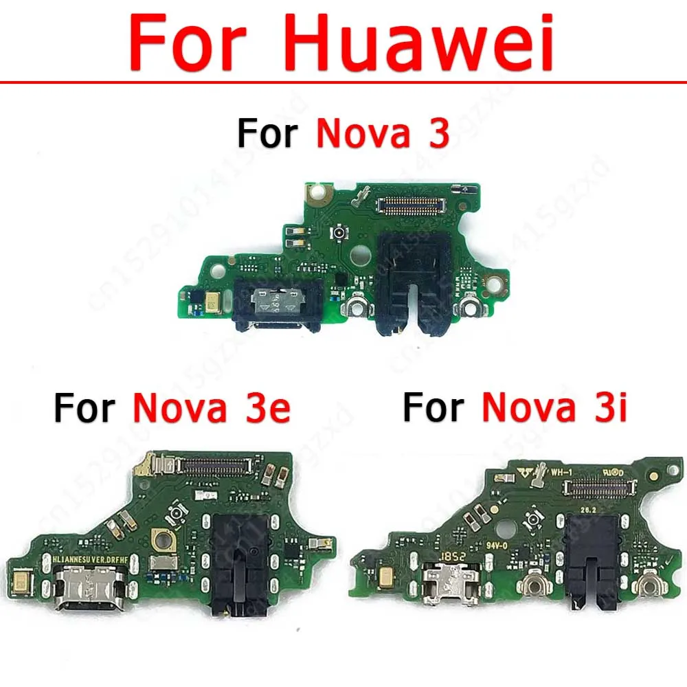 

Usb Charge Board For Huawei Nova 3 3e 3i Charging Port Plate Ribbon Socket Flex Cable Pcb Dock Connector Spare Parts