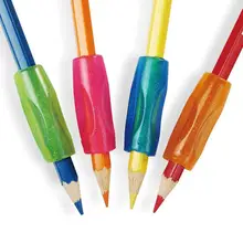 4 шт., карандаш с крышкой для большого пальца, удерживающий ручки, практическое устройство для коррекции, ручка для детей, студентов, sterieryvividcraft, детей