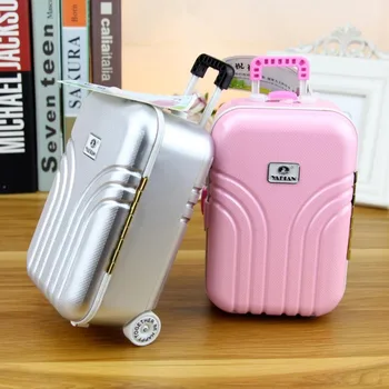 

Large Capacity Plastic Piggy Bank Creative Luggage Suitcase Money Saving Box Storage Box Cash Coin Money Box Child Gift