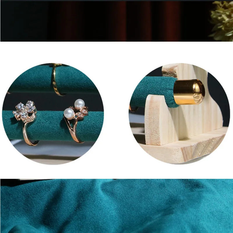 Bague Anel Rings Bracelets Necklace Storage Organizer Holder Luxurious Jewelry Display Stand Ring Makeup Wholesale