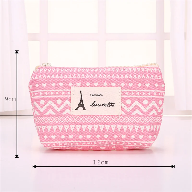 VOGVIGO Small Coin Purses Cute Zipper Cartoon Animal Floral Waterproof Girl Headset Line Purse Card Bag Clutch Wallet Key Bags