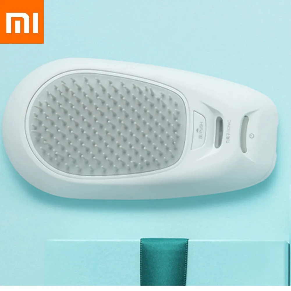 

In Stock Xiaomi Portable Anion Hair Comb High concentration negative ion Xiomi mihome Comb For Health Gift USB charging stored