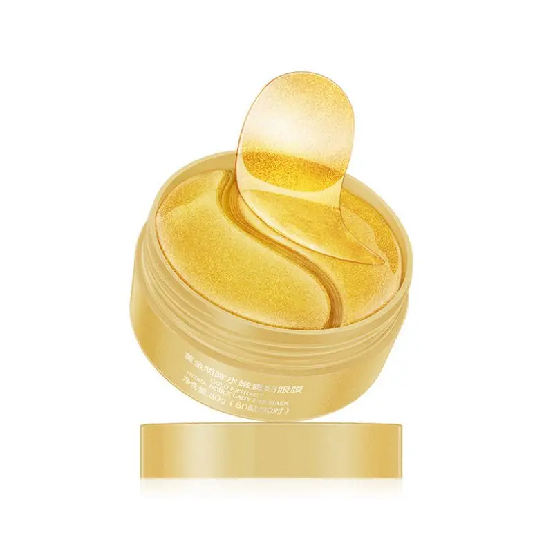Gold 60 шт. маска для глаз с водорослями, питающий, увлажняющий патчи для глаз, темные дирклы, разглаживает морщины уход за кожей вокруг глаз - Цвет: Gold