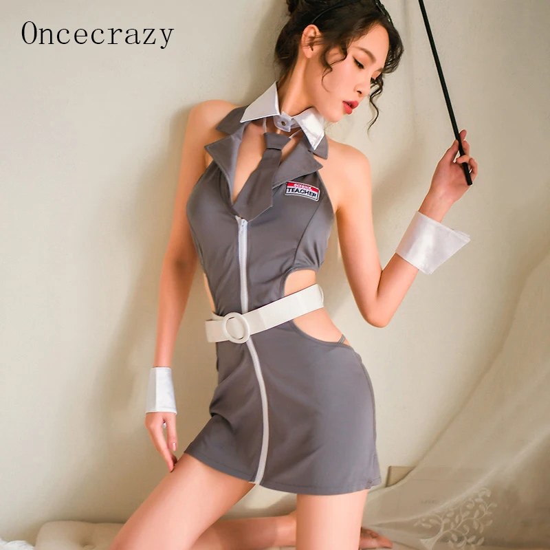 Oncecrazy сексуальное женское белье рабочее место Офисная форма учителя искушение