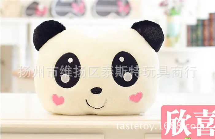 Cute Panda Plush Hand Warmer Pillow Large Size Office Cushion Hand Warmer Cartoon Hand Birthday Gift