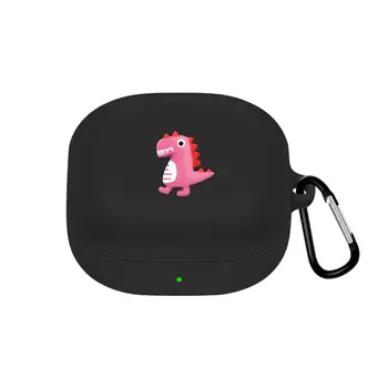 

Silicone Protective Case Shockproof 3D Funny Cover with Keychain for Galaxy Buds Live Earbuds Earphone Protective Case