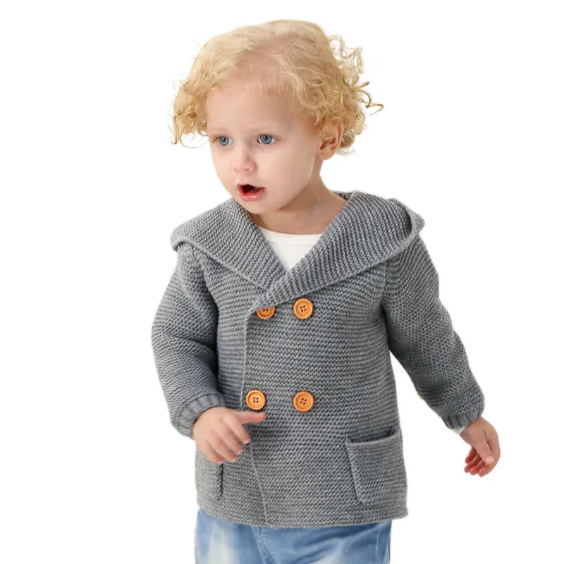 

Baby Boys Girls Sweaters Kids Clothes Autumn Winter 2019 Children Long Sleeve Knitted Jumper Toddler Cardigan Pull Enfant Garcon