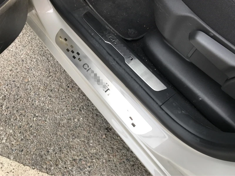 Для Citroen C4 Grand Picasso, Накладка на порог двери из нержавеющей стали, пороги для педали, наклейки для стайлинга автомобилей, аксессуары, запчасти